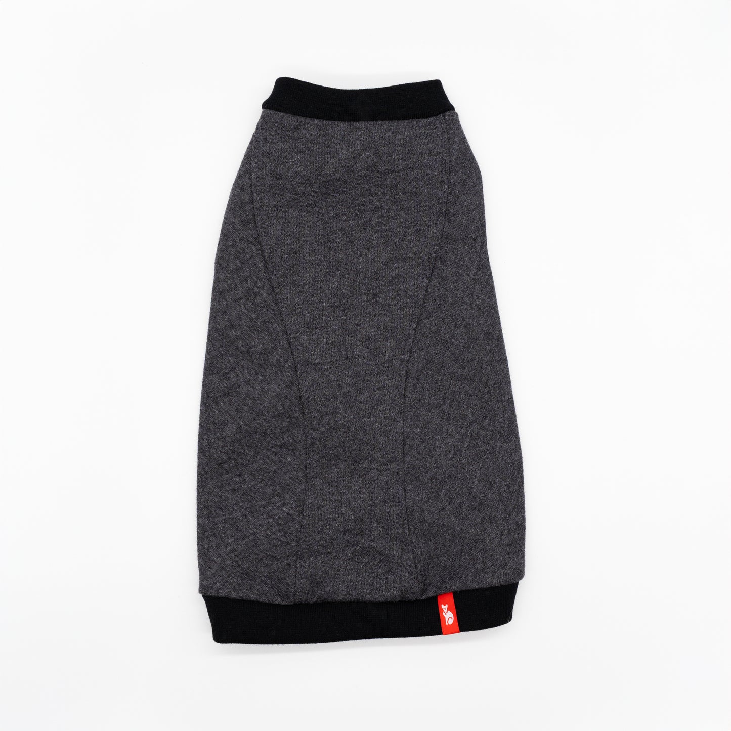 Chandail chaud pour chat, modèle débutant | Cotton ouaté gris uni