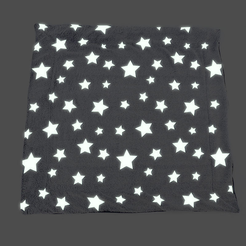 Couverture Étoiles Polaire Double face, brille dans le noir