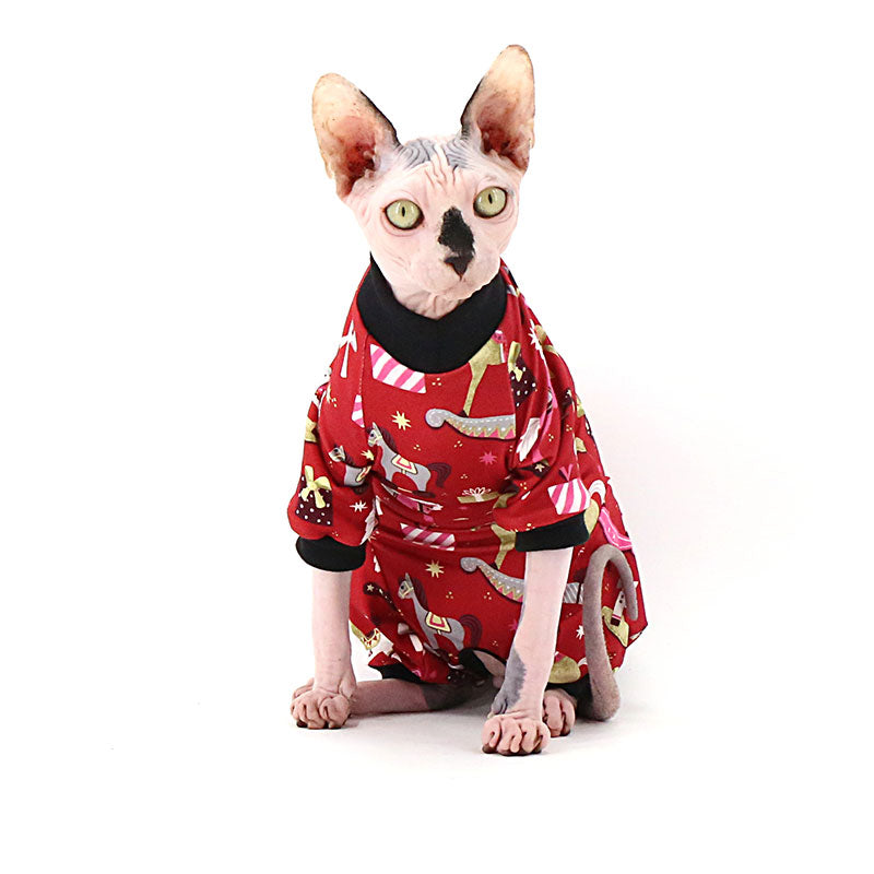 Combinaison pour chat, pyjama, cadeau de Noël, Polocats