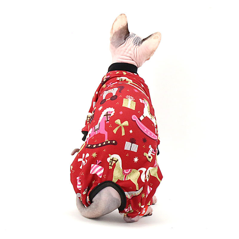 Combinaison pour chat, pyjama, cadeau de Noël, Polocats