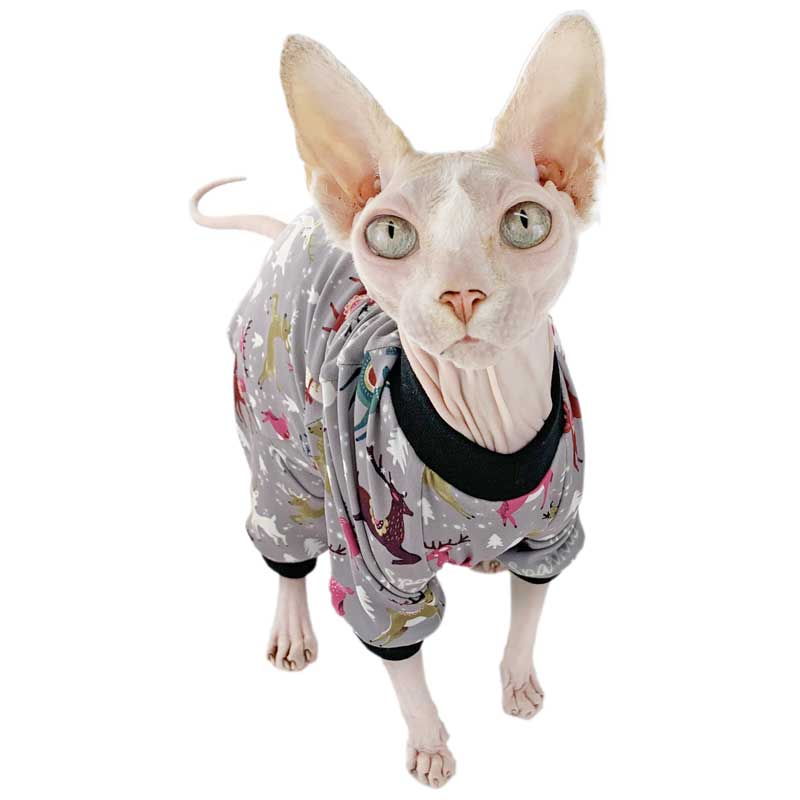 Combinaison, pyjama pour chat | Renne de Noël