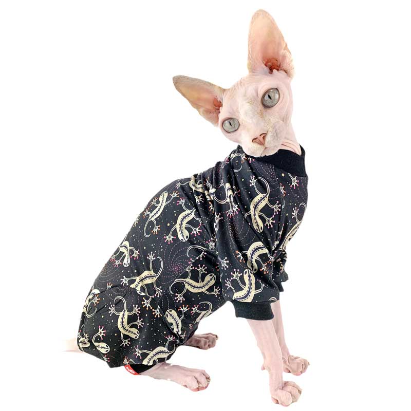 Combinaison, pyjama pour chat | Petits Lézards Dorés
