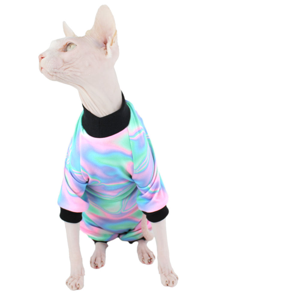 Onesie for cat, pajamas, Psycatdelic