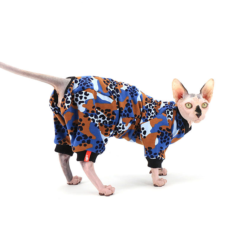 Pyjama en ouaté doux pour chat, vêtement pour chat Polocats