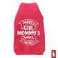 Daddy's Girl, Mommy's Whole World printed
